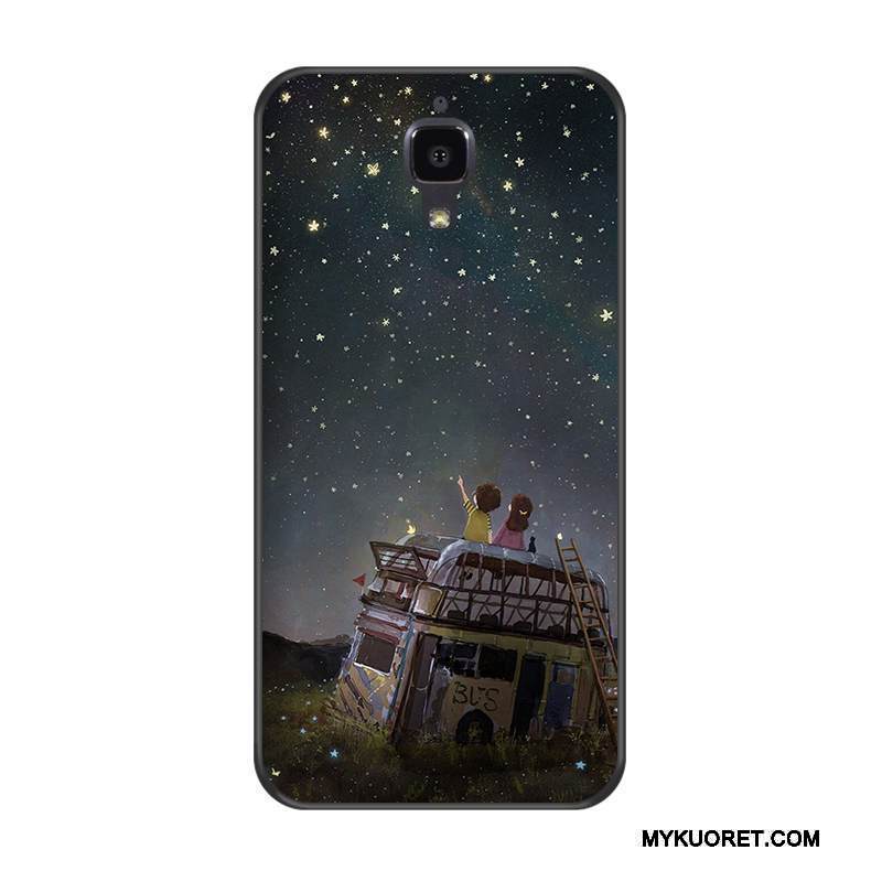 Kuori Mi 4 Silikoni Murtumaton Puhelimen Kuoret, Kotelo Mi 4 Pehmeä Neste Uusi Pieni