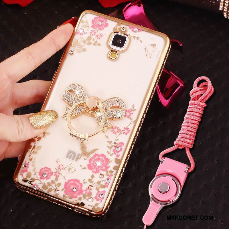 Kuori Mi 4 Silikoni Pinnoitus Pieni, Kotelo Mi 4 Pehmeä Neste Rengas Ripustettavat Koristeet