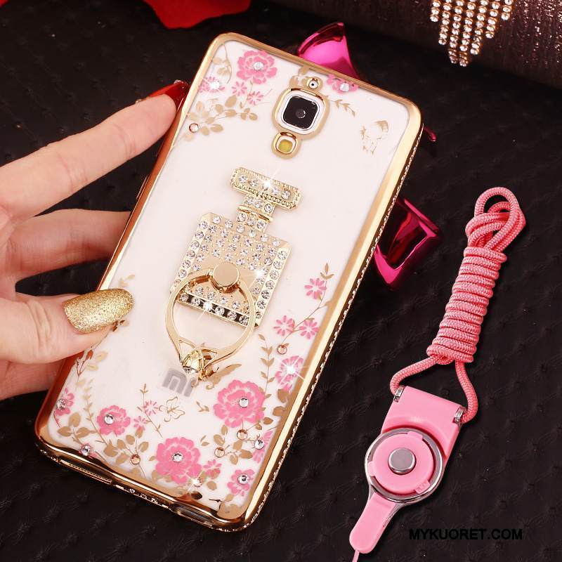 Kuori Mi 4 Silikoni Pinnoitus Pieni, Kotelo Mi 4 Pehmeä Neste Rengas Ripustettavat Koristeet