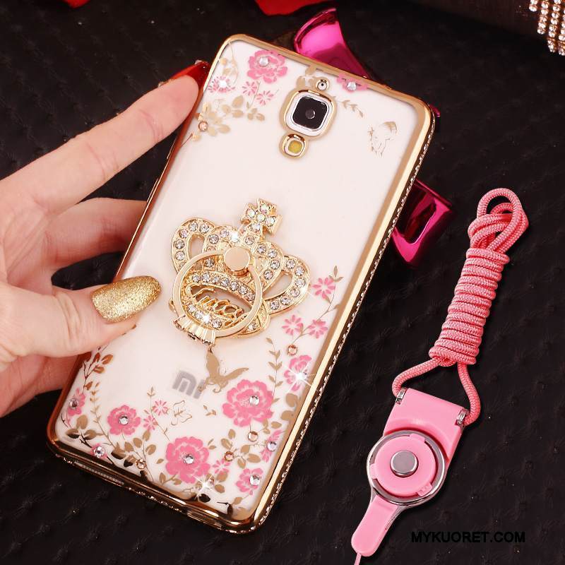 Kuori Mi 4 Silikoni Pinnoitus Pieni, Kotelo Mi 4 Pehmeä Neste Rengas Ripustettavat Koristeet