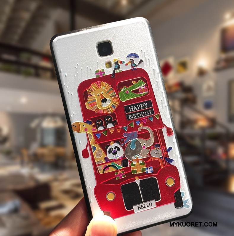 Kuori Mi 4 Silikoni Puhelimen Kuoret Ihana, Kotelo Mi 4 Suojaus Murtumaton Yksinkertainen