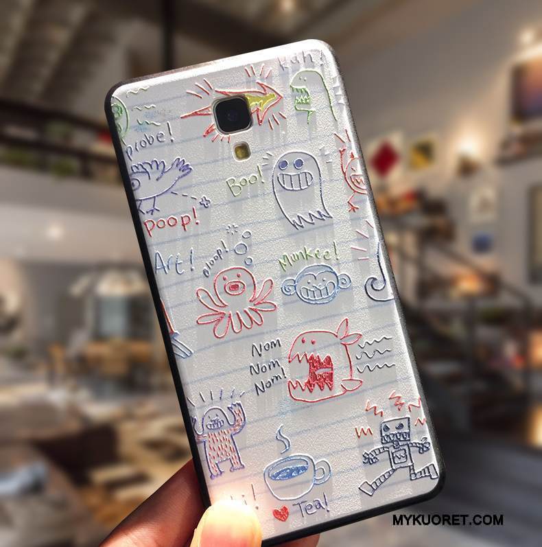 Kuori Mi 4 Silikoni Puhelimen Kuoret Ihana, Kotelo Mi 4 Suojaus Murtumaton Yksinkertainen