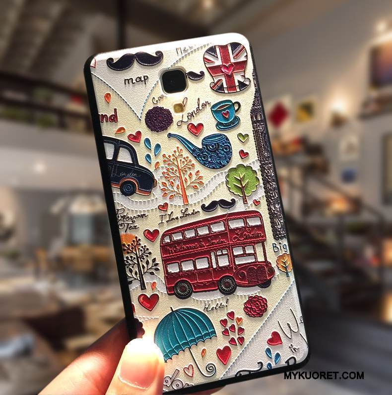 Kuori Mi 4 Silikoni Puhelimen Kuoret Ihana, Kotelo Mi 4 Suojaus Murtumaton Yksinkertainen