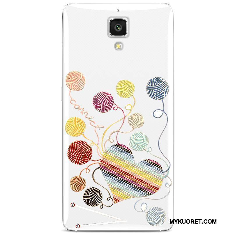 Kuori Mi 4 Silikoni Puhelimen Kuoret Läpinäkyvä, Kotelo Mi 4 Pehmeä Neste Takakansi Pieni