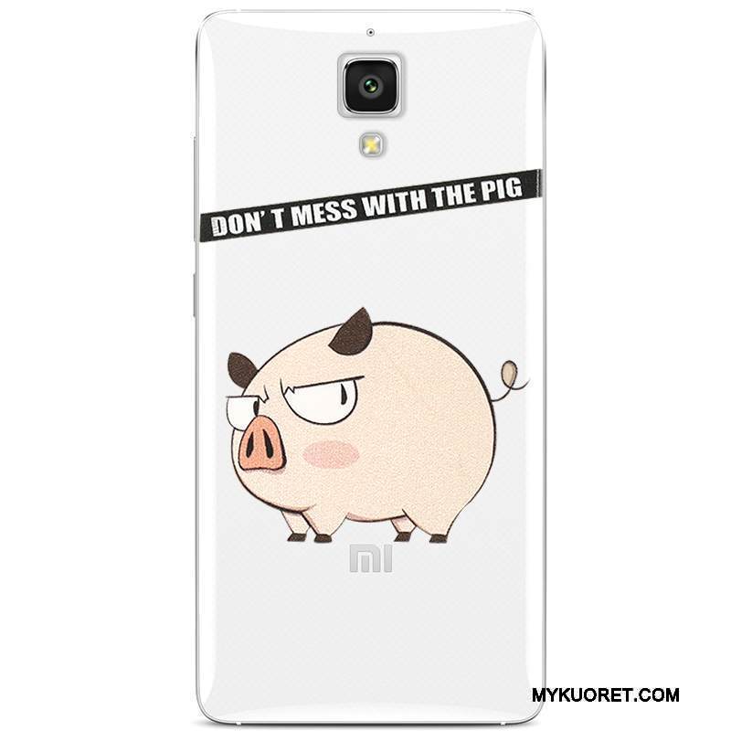 Kuori Mi 4 Silikoni Puhelimen Kuoret Läpinäkyvä, Kotelo Mi 4 Pehmeä Neste Takakansi Pieni