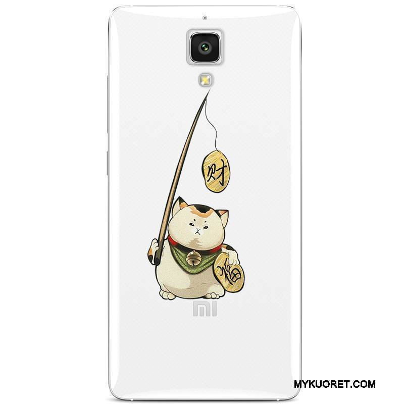 Kuori Mi 4 Silikoni Puhelimen Kuoret Läpinäkyvä, Kotelo Mi 4 Pehmeä Neste Takakansi Pieni