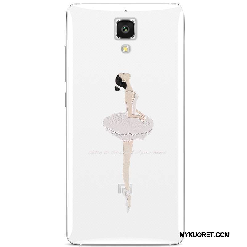 Kuori Mi 4 Silikoni Puhelimen Kuoret Läpinäkyvä, Kotelo Mi 4 Pehmeä Neste Takakansi Pieni