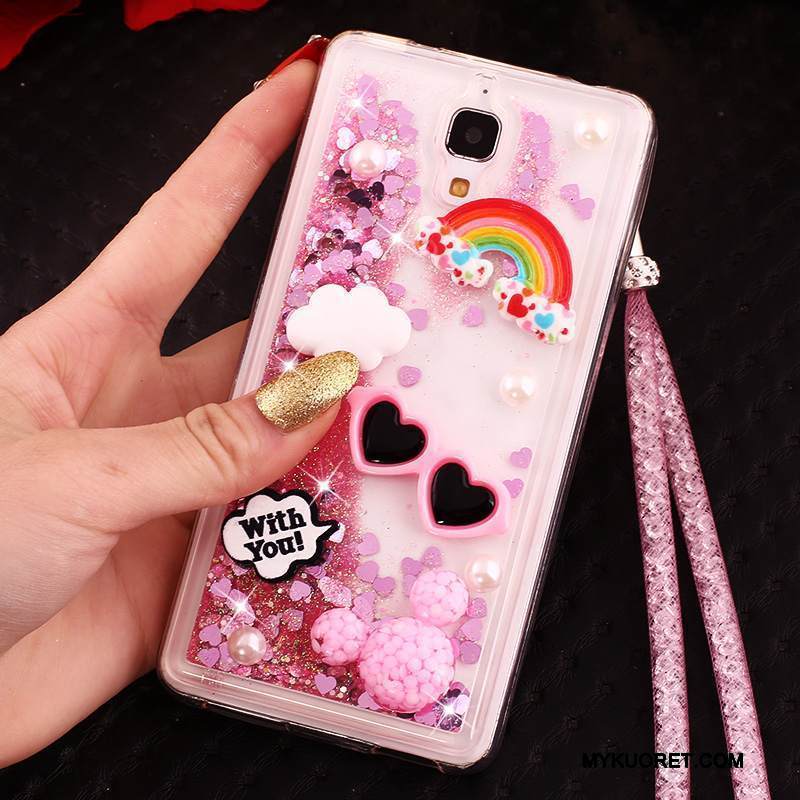 Kuori Mi 4 Silikoni Ripustettavat Koristeet Juoksuhiekka, Kotelo Mi 4 Suojaus Murtumaton Puhelimen Kuoret