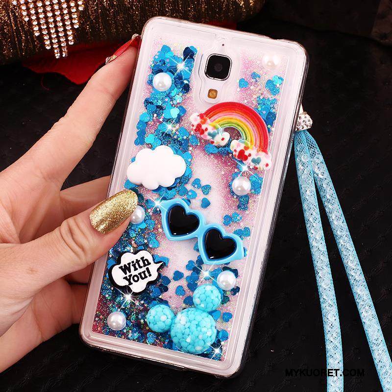 Kuori Mi 4 Silikoni Ripustettavat Koristeet Juoksuhiekka, Kotelo Mi 4 Suojaus Murtumaton Puhelimen Kuoret