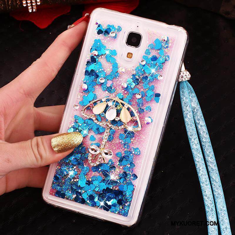 Kuori Mi 4 Silikoni Ripustettavat Koristeet Juoksuhiekka, Kotelo Mi 4 Suojaus Murtumaton Puhelimen Kuoret