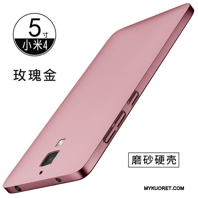 Kuori Mi 4 Silikoni Takakansi Pesty Suede, Kotelo Mi 4 Suojaus Pieni Murtumaton