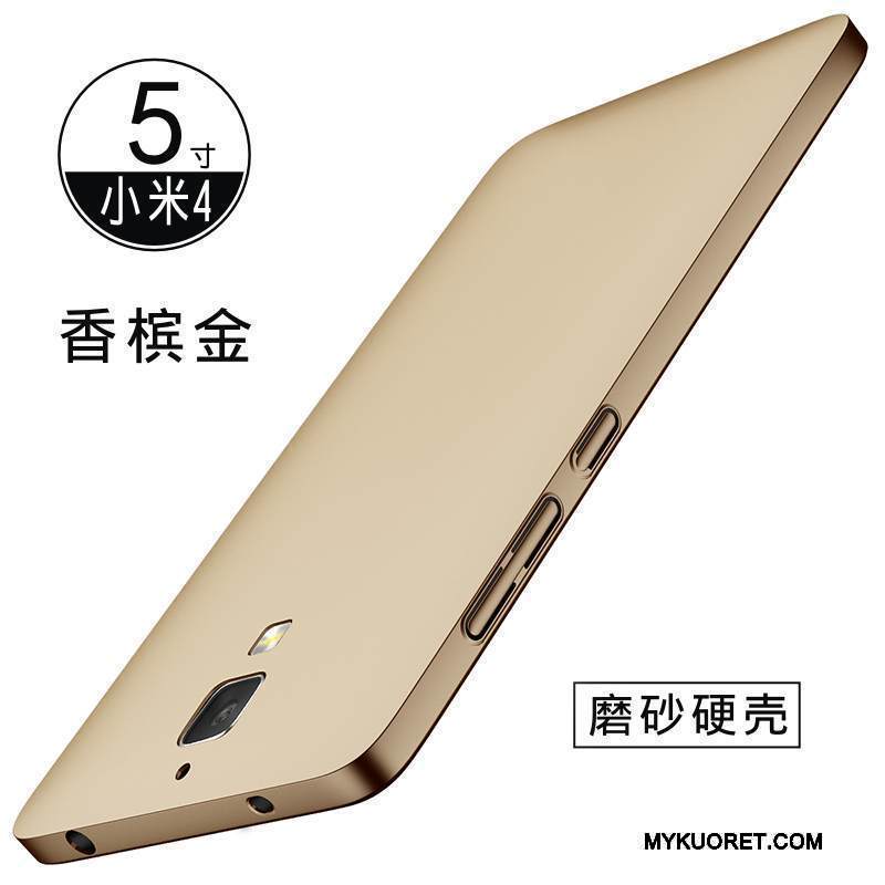 Kuori Mi 4 Silikoni Takakansi Pesty Suede, Kotelo Mi 4 Suojaus Pieni Murtumaton