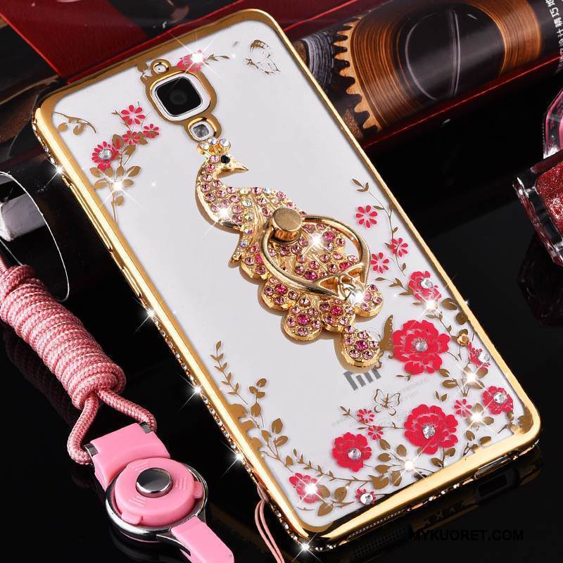 Kuori Mi 4 Suojaus Puhelimen Kuoret Jauhe, Kotelo Mi 4 Pehmeä Neste Ripustettavat Koristeet Läpinäkyvä