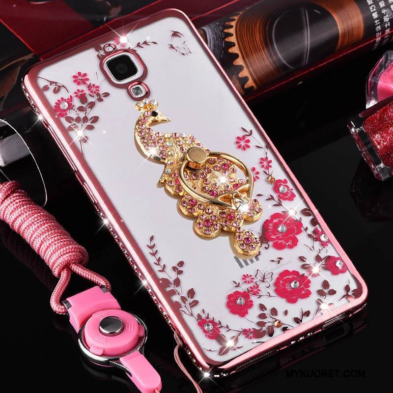 Kuori Mi 4 Suojaus Puhelimen Kuoret Jauhe, Kotelo Mi 4 Pehmeä Neste Ripustettavat Koristeet Läpinäkyvä