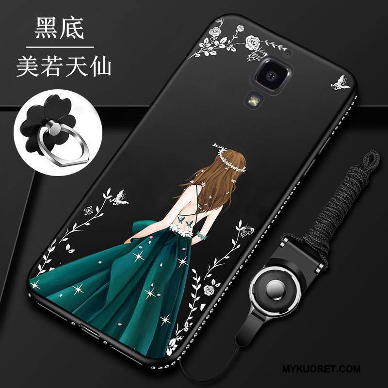 Kuori Mi 4 Suojaus Punainen Pesty Suede, Kotelo Mi 4 Laukut Murtumaton Puhelimen Kuoret