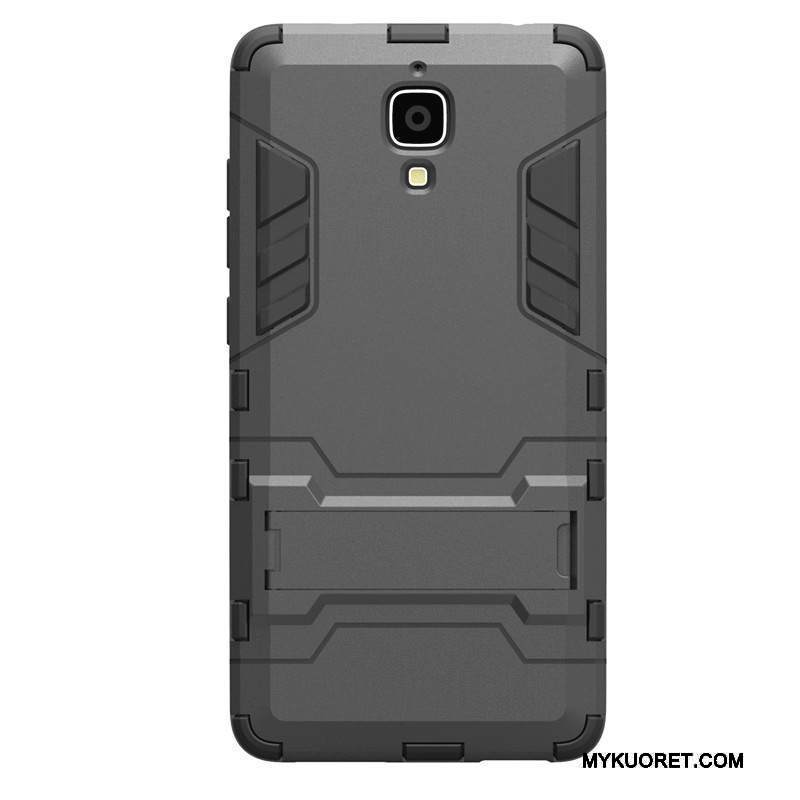 Kuori Mi 4 Tuki Murtumaton Kova, Kotelo Mi 4 Suojaus Pieni Punainen