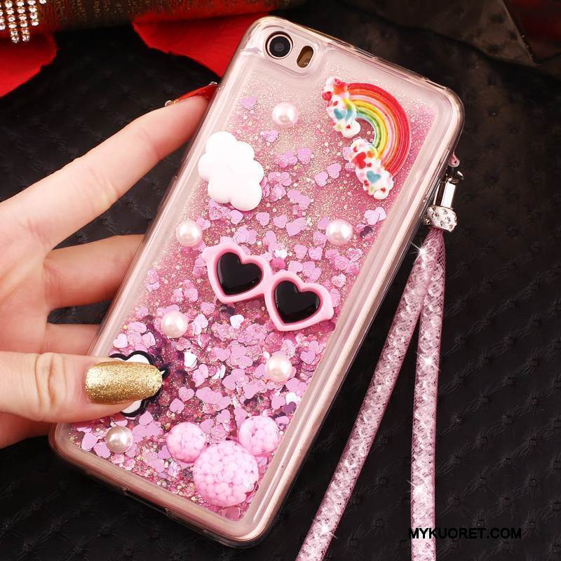 Kuori Mi 5 Laukut Juoksuhiekka Rengas, Kotelo Mi 5 Luova Pieni Ripustettava Kaula