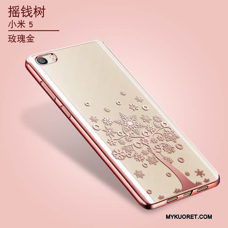 Kuori Mi 5 Laukut Ohut Puhelimen Kuoret, Kotelo Mi 5 Suojaus Ultra Kulta