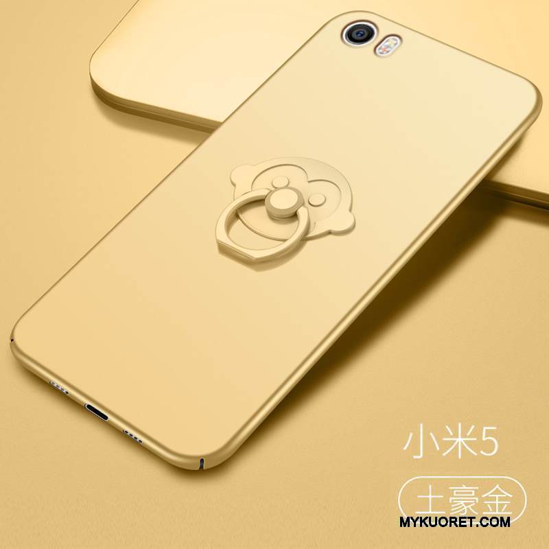 Kuori Mi 5 Laukut Pieni Pesty Suede, Kotelo Mi 5 Suojaus Punainen Uusi