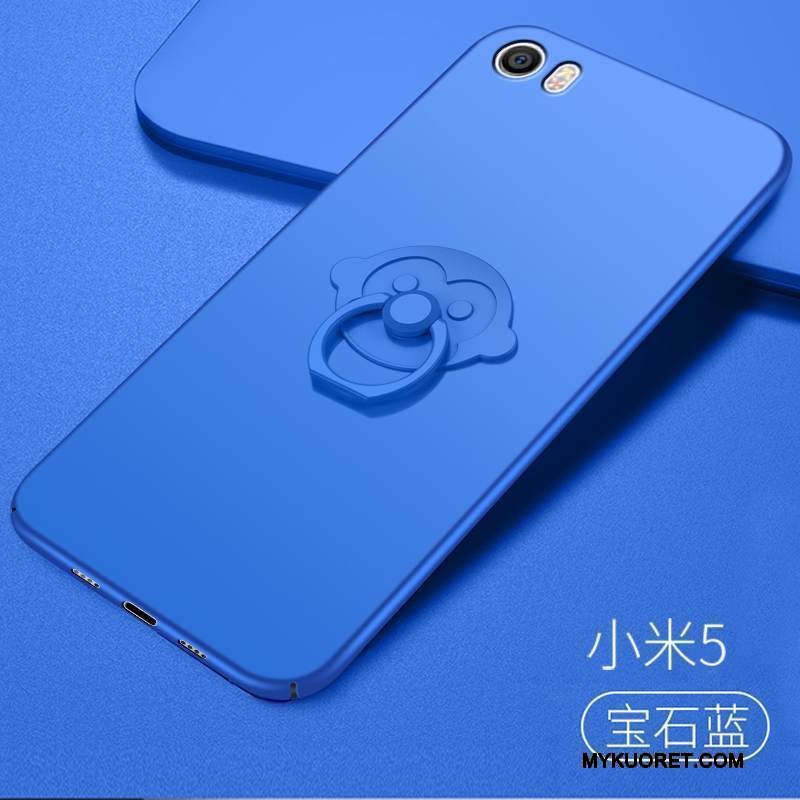 Kuori Mi 5 Laukut Pieni Pesty Suede, Kotelo Mi 5 Suojaus Punainen Uusi