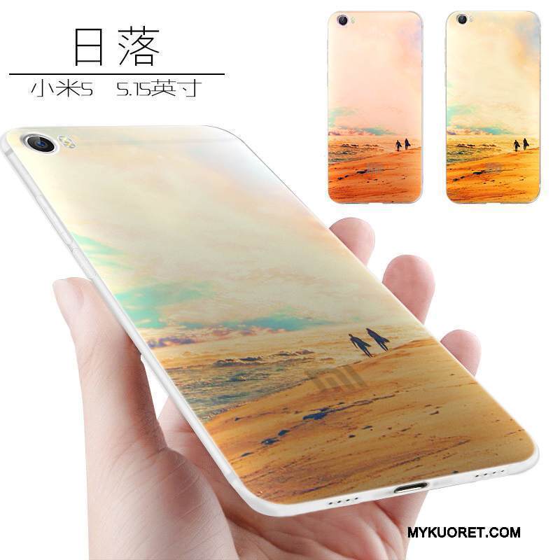 Kuori Mi 5 Luova Jauhe Pesty Suede, Kotelo Mi 5 Laukut Murtumaton Persoonallisuus