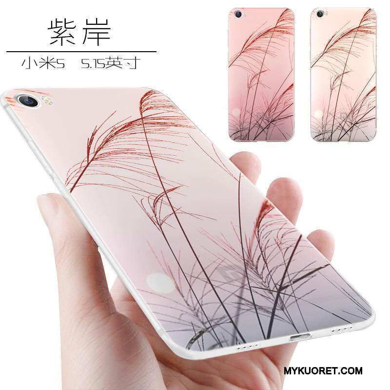 Kuori Mi 5 Luova Jauhe Pesty Suede, Kotelo Mi 5 Laukut Murtumaton Persoonallisuus