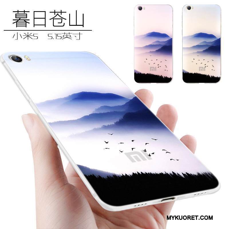 Kuori Mi 5 Luova Jauhe Pesty Suede, Kotelo Mi 5 Laukut Murtumaton Persoonallisuus