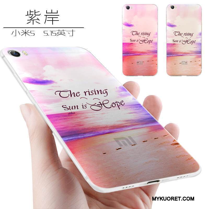 Kuori Mi 5 Luova Jauhe Pesty Suede, Kotelo Mi 5 Laukut Murtumaton Persoonallisuus