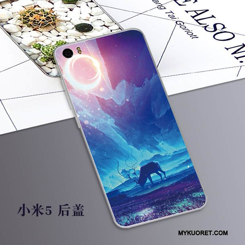 Kuori Mi 5 Luova Malli Sininen, Kotelo Mi 5 Persoonallisuus Muokata