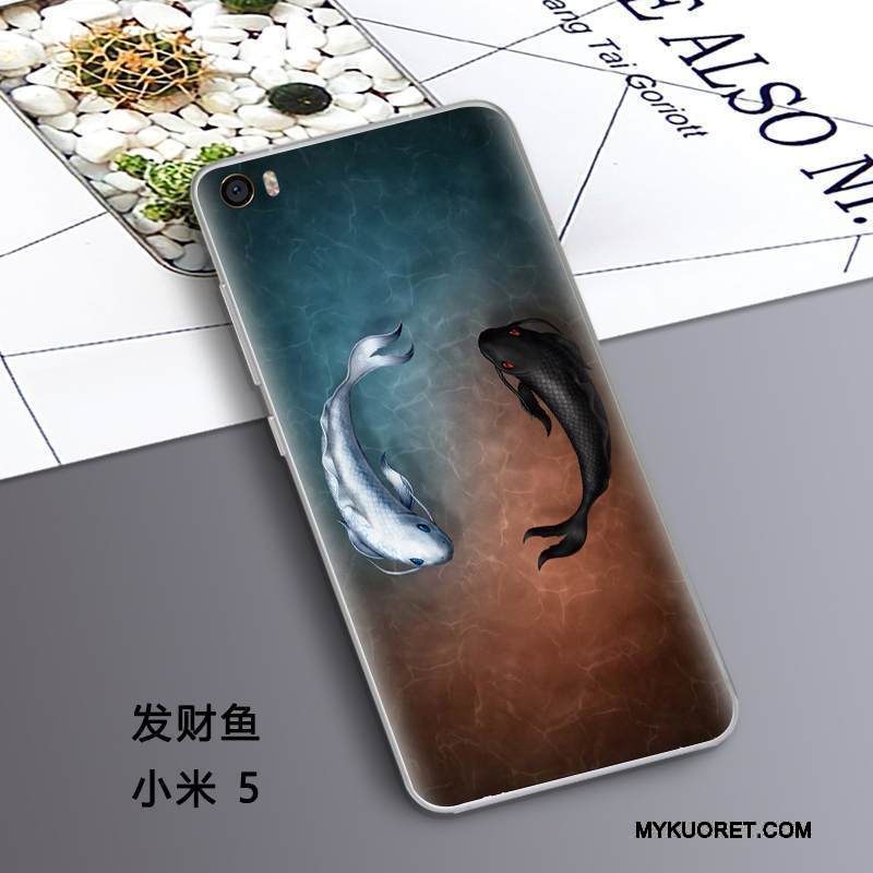 Kuori Mi 5 Luova Malli Sininen, Kotelo Mi 5 Persoonallisuus Muokata