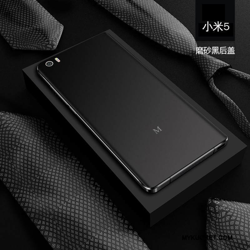 Kuori Mi 5 Maalaus Takakansi Valkoinen, Kotelo Mi 5 Kohokuviointi Pieni Puhelimen Kuoret