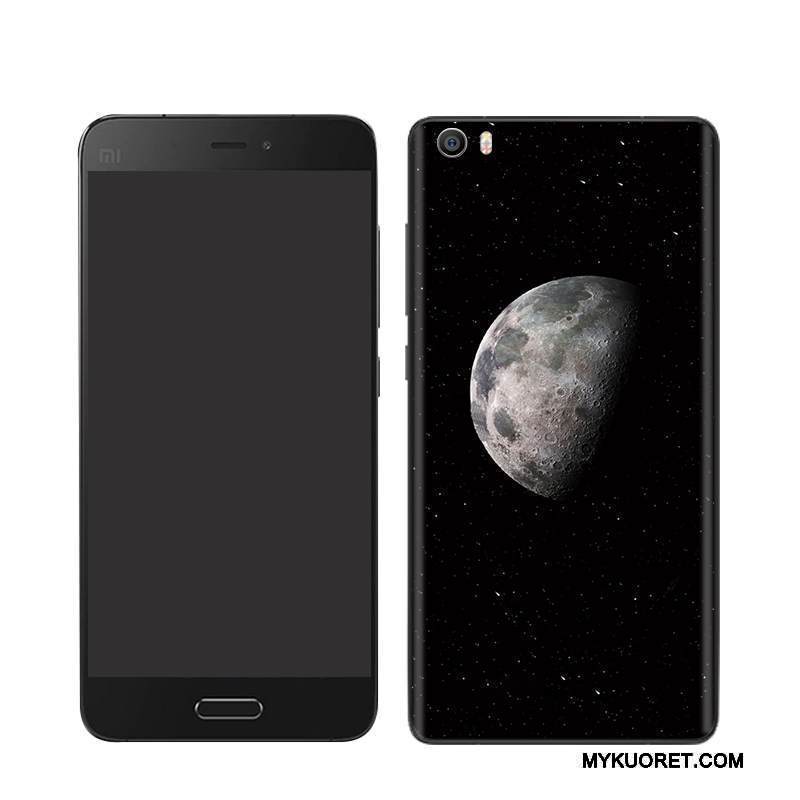 Kuori Mi 5 Maalaus Takakansi Valkoinen, Kotelo Mi 5 Kohokuviointi Pieni Puhelimen Kuoret