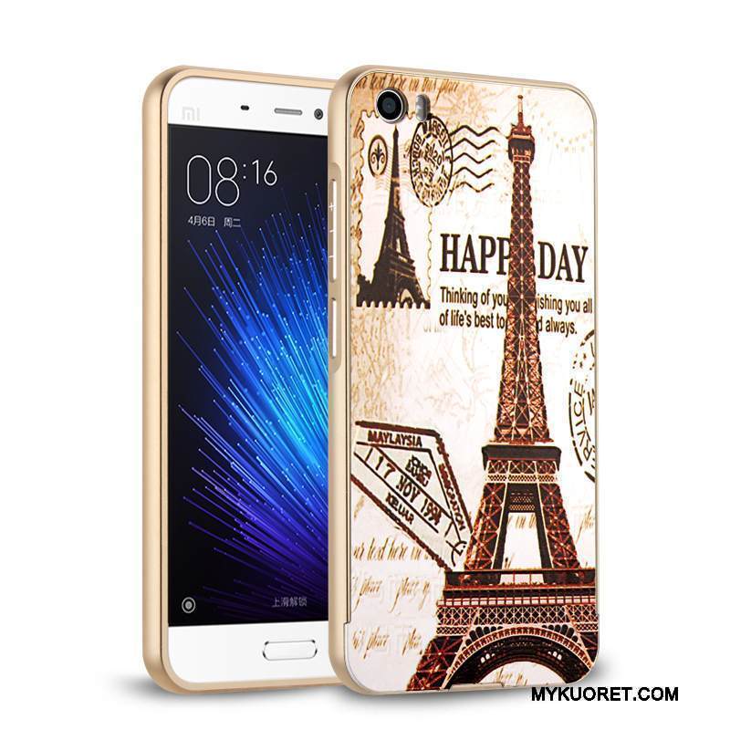 Kuori Mi 5 Metalli Ohut Puhelimen Kuoret, Kotelo Mi 5 Luova Pieni Kehys