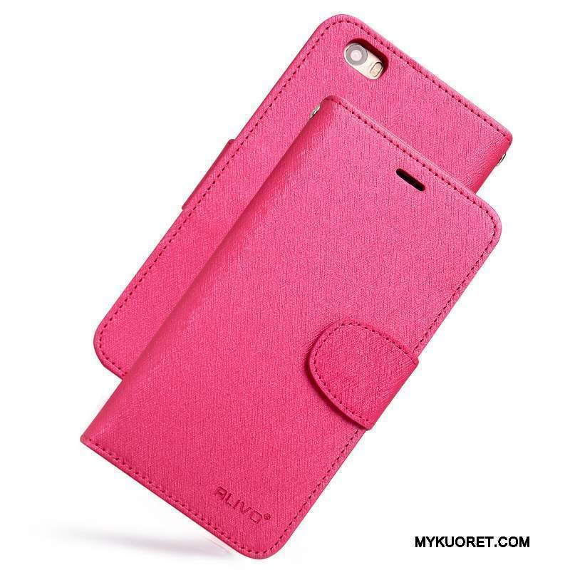 Kuori Mi 5 Nahka Puhelimen Kuoret Uusi, Kotelo Mi 5 Pehmeä Neste Pieni Violetti