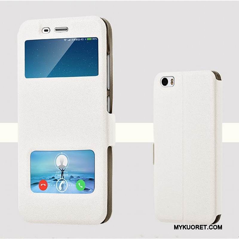 Kuori Mi 5 Nahka Trendi Pieni, Kotelo Mi 5 Suojaus Murtumaton Jauhe