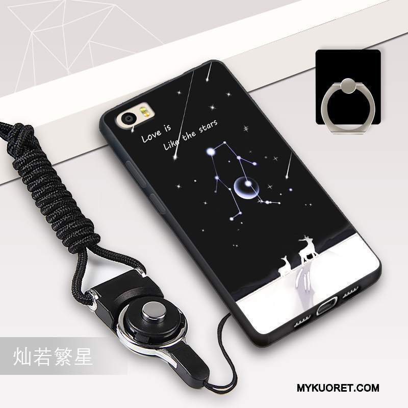 Kuori Mi 5 Pehmeä Neste Musta Ripustettavat Koristeet, Kotelo Mi 5 Silikoni Trendi Valkoinen