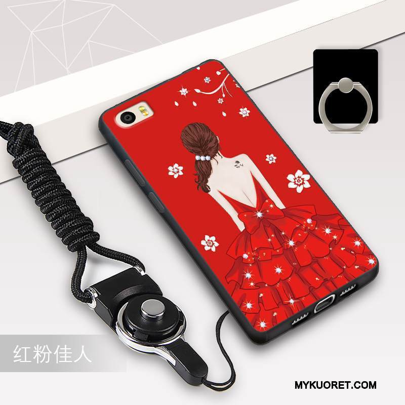 Kuori Mi 5 Pehmeä Neste Musta Ripustettavat Koristeet, Kotelo Mi 5 Silikoni Trendi Valkoinen