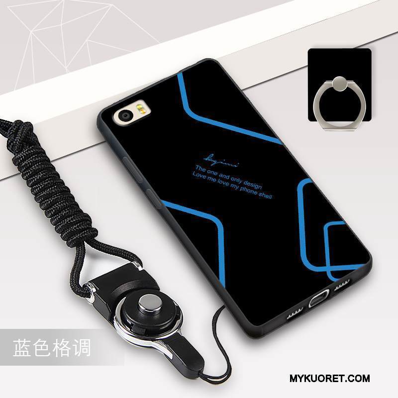 Kuori Mi 5 Pehmeä Neste Musta Ripustettavat Koristeet, Kotelo Mi 5 Silikoni Trendi Valkoinen