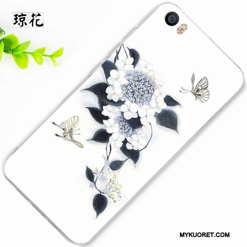 Kuori Mi 5 Pehmeä Neste Persoonallisuus Sininen, Kotelo Mi 5 Silikoni Jauhe Punainen