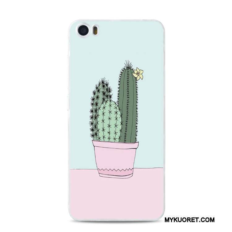 Kuori Mi 5 Pehmeä Neste Punainen Pieni, Kotelo Mi 5 Suojaus Kukka Puhelimen Kuoret