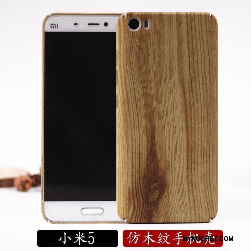 Kuori Mi 5 Puulajit Pieni Kova, Kotelo Mi 5 Luova Trendi Puhelimen Kuoret