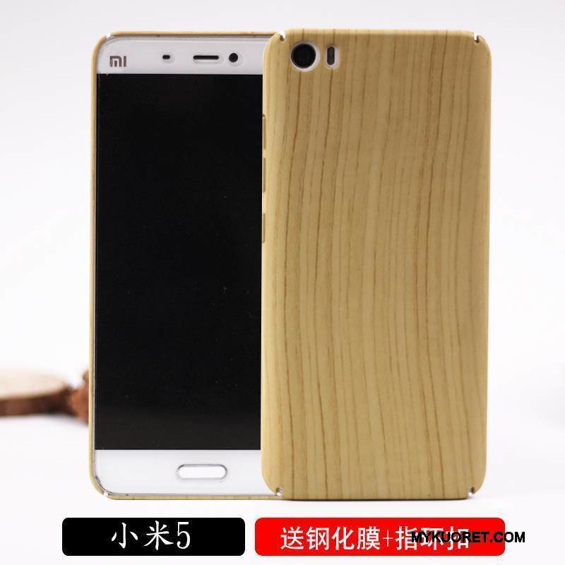 Kuori Mi 5 Puulajit Pieni Kova, Kotelo Mi 5 Luova Trendi Puhelimen Kuoret