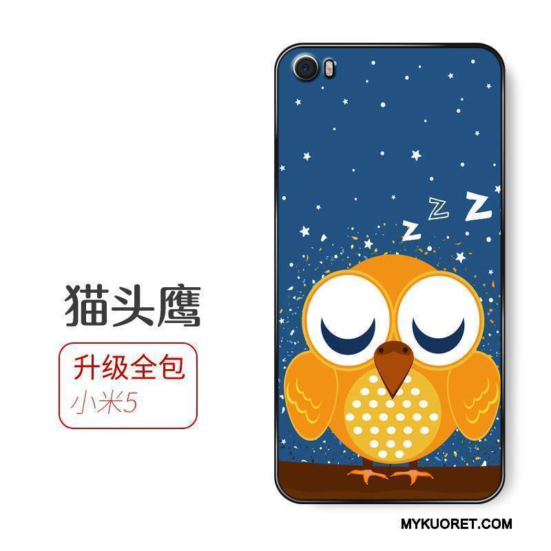 Kuori Mi 5 Sarjakuva Jauhe Trendi, Kotelo Mi 5 Pehmeä Neste Pieni Pesty Suede