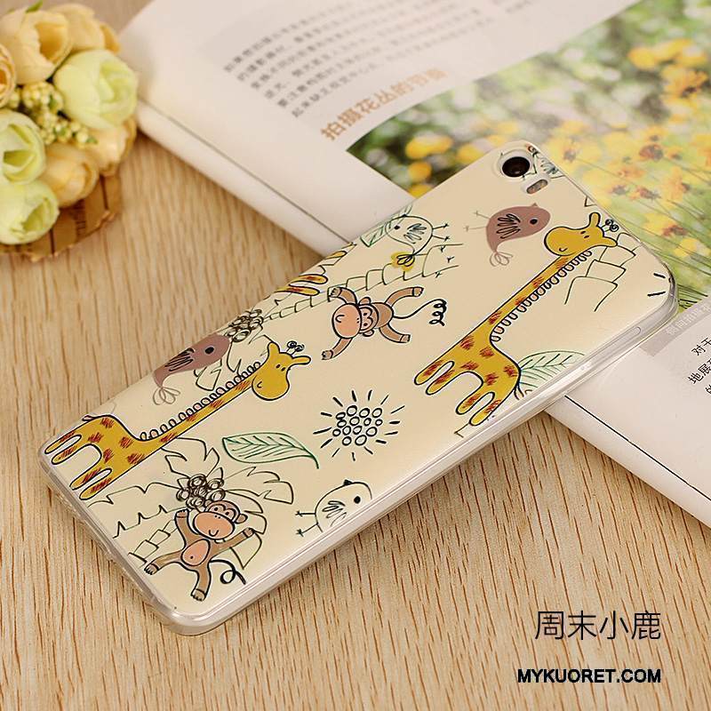 Kuori Mi 5 Sarjakuva Ohut Puhelimen Kuoret, Kotelo Mi 5 Suojaus Violetti Ultra