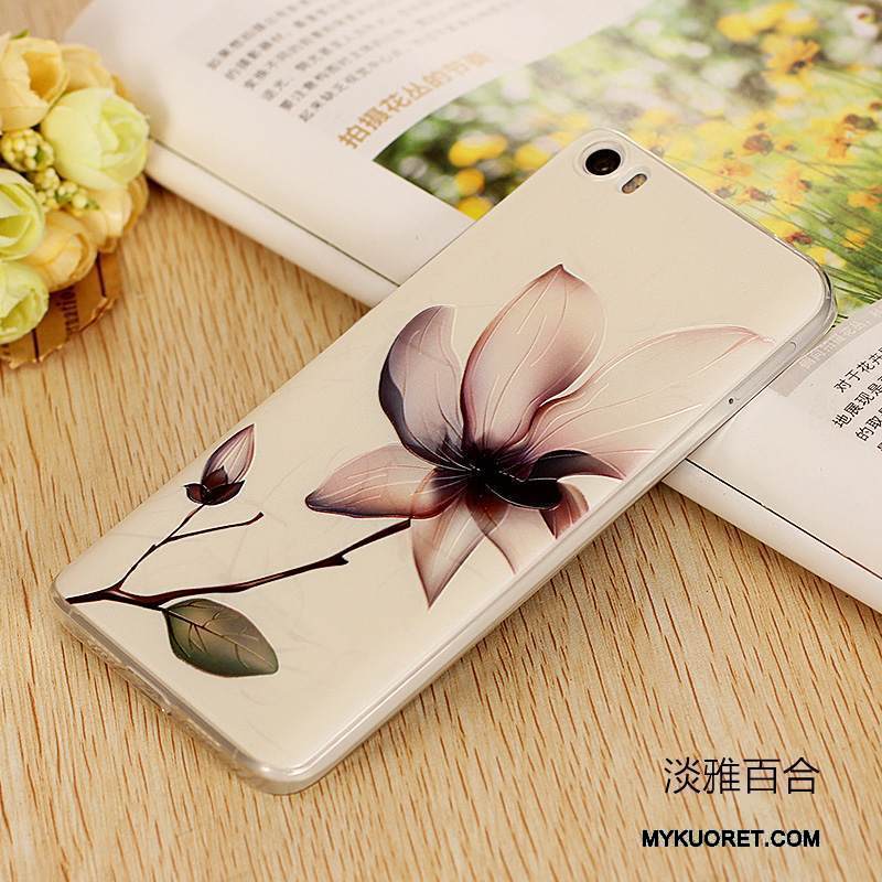 Kuori Mi 5 Sarjakuva Ohut Puhelimen Kuoret, Kotelo Mi 5 Suojaus Violetti Ultra