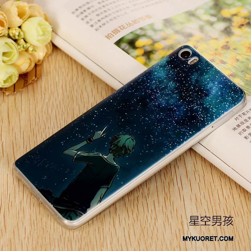 Kuori Mi 5 Sarjakuva Ohut Puhelimen Kuoret, Kotelo Mi 5 Suojaus Violetti Ultra