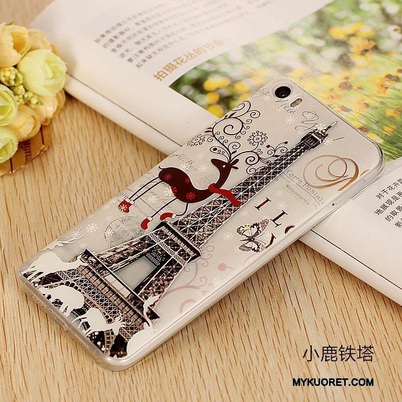 Kuori Mi 5 Sarjakuva Ohut Puhelimen Kuoret, Kotelo Mi 5 Suojaus Violetti Ultra