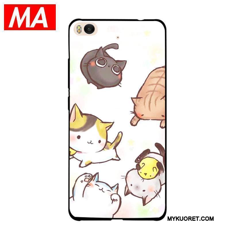 Kuori Mi 5 Silikoni Hauska Ihana, Kotelo Mi 5 Luova Kissa Pieni