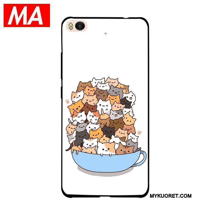 Kuori Mi 5 Silikoni Hauska Ihana, Kotelo Mi 5 Luova Kissa Pieni