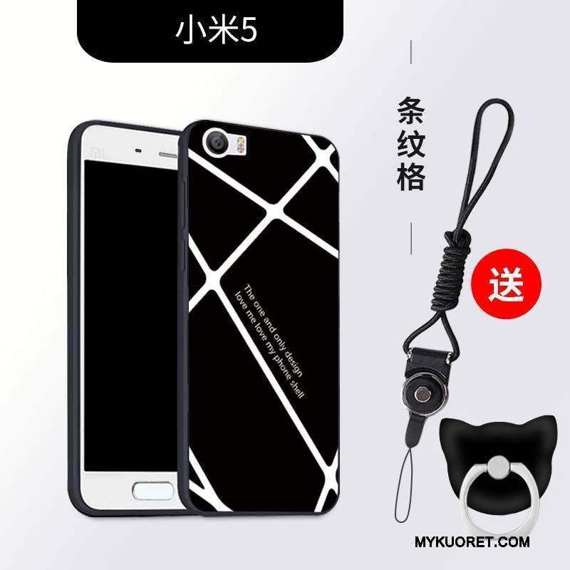 Kuori Mi 5 Silikoni Jauhe Ripustettavat Koristeet, Kotelo Mi 5 Pehmeä Neste Puhelimen Kuoret Persoonallisuus